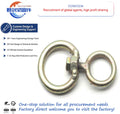 China Customization and Wholesale Price Rigging Hardware Accessories Zinc Plated and Galvanized Finish