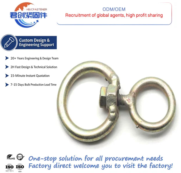 China Customization and Wholesale Price Rigging Hardware Accessories Zinc Plated and Galvanized Finish