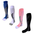 Nurse Compression Socks for Varicose Veins 15-25Mmhg Knee High Athlete Sports Socks with Logo on Cuff for Youth