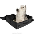 Traveling Litter Box Cats Portable Lightweight Waterproof Oxford Cloth Foldable Cat Travel Litter Box With Free Scoop