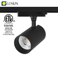 ETL Certificated Single Phase 3-wire New Design US Standard Spotlight Track Anti Glare Flicker Free 15W Cob Led Track Light
