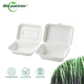 Wholesale Disposable Sugarcane Bagasse Lunch Box Microwaveable Go Food Container for Restaurant Takeout Compostable