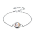 Sun Star INS Style Delicate 925 Sterling Silver Gold Plated Trendy Fashion Charm Zircon Jewelry Bracelet for Wedding Party Gift