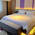 Four Seasons 100 Cotton White Hotel Quality Quilt Cover Bedsheet Bedding Linen for Hotel School
