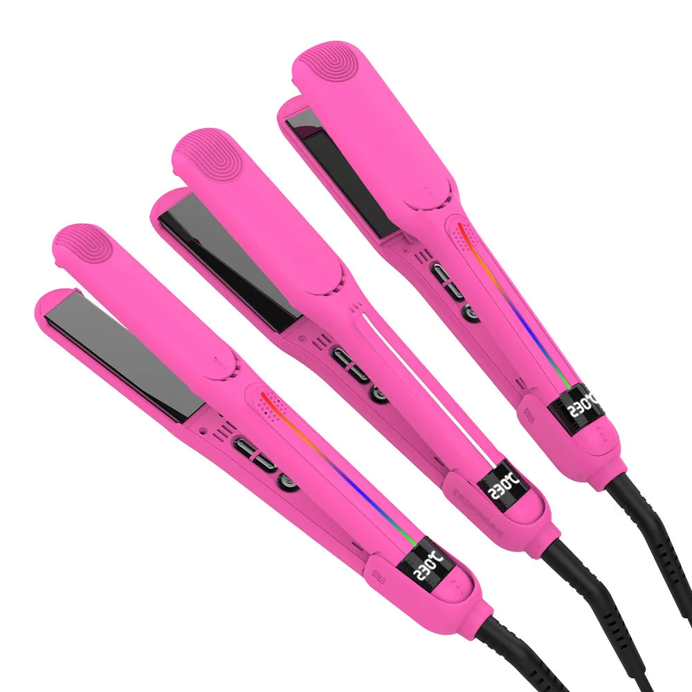 Professional Ionic Technology Planchas De Cabello Diana Titanium  Hair Straightener