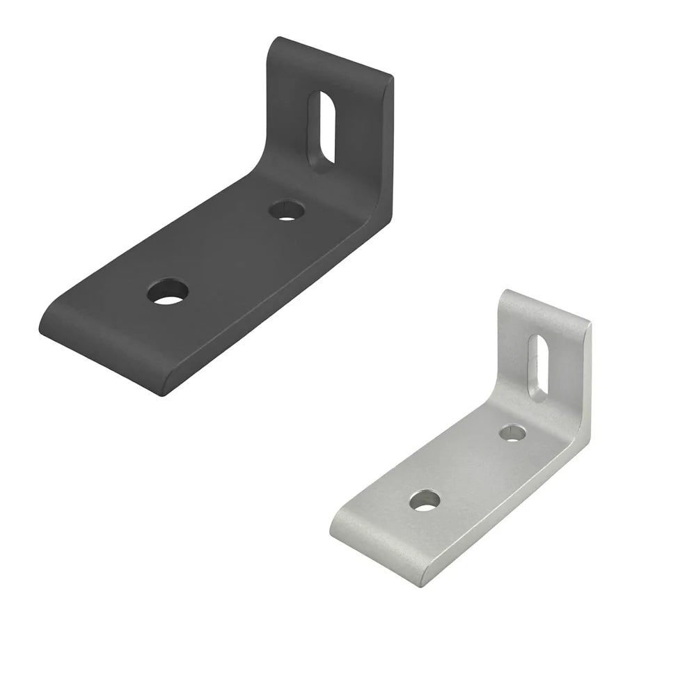 Custom 3 Hole Slotted Inside Corner Corner Bracket Extrusion Part Aluminum Bracket Sign Brackets