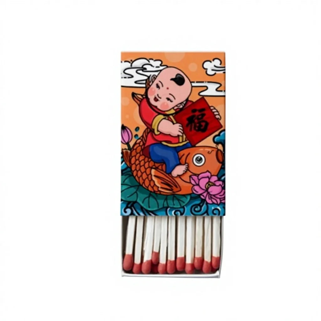 Bulk Advertises Classic Safety Wooden Stick Matches Printing Personalized Custom Boxmatch for Candle Hotel Advertising