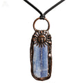 Designer Bohemian Necklace with Healing Raw Rock Stone Crystals Reiki Chakra Pendant for Meditation for Anniversary