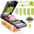 Multifunctional 16 in 1 Hand Operated Vegetable Mandoline Slicer Veggie Chopper Food Chopper Onion Cutter Vegetable Slicer