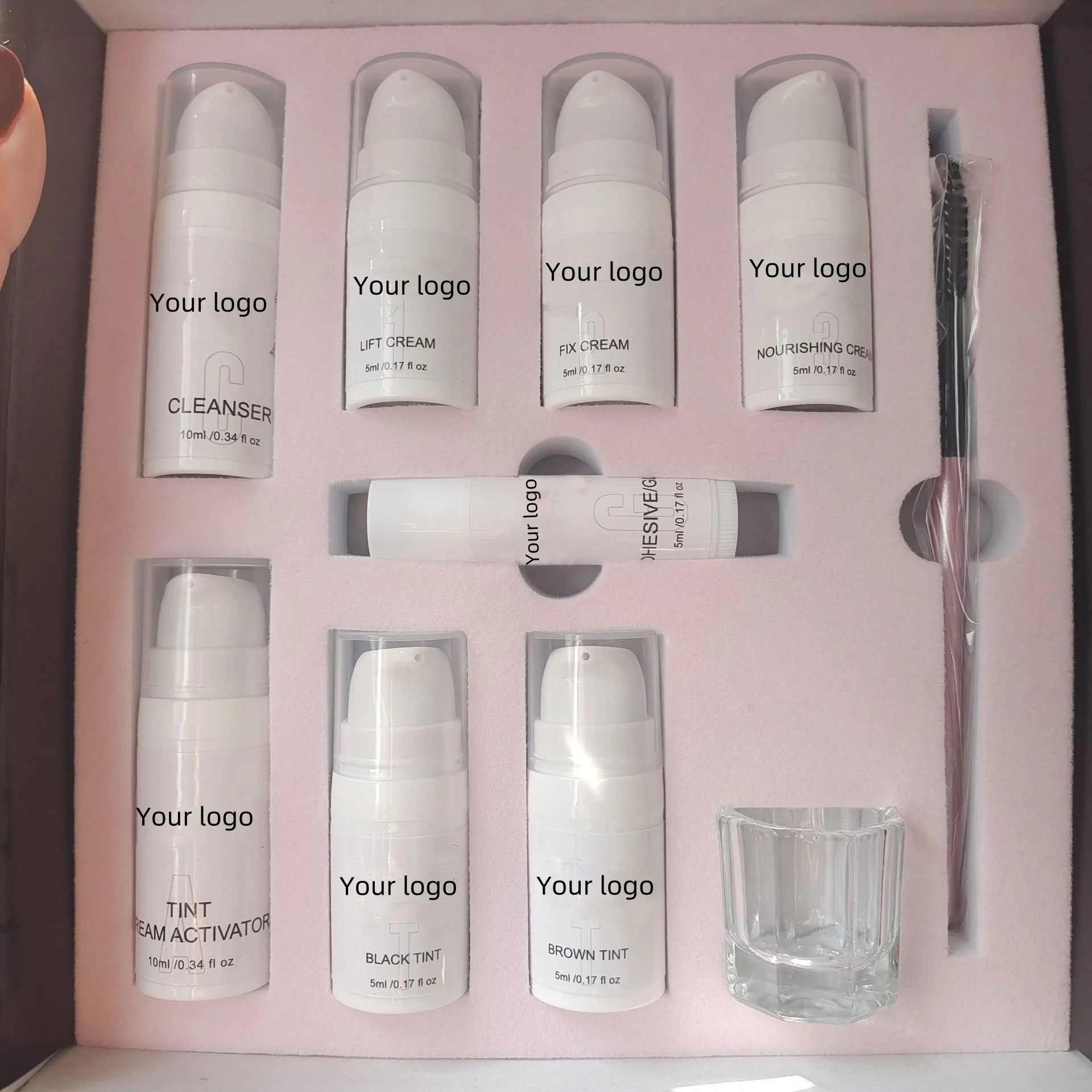 Custom logo Keratin Eyebrow Perm Kit Brow Lamination Lifting Set 4 in 1 Lash Lift Solution Brow Tint Vegan Lash Lift Kit