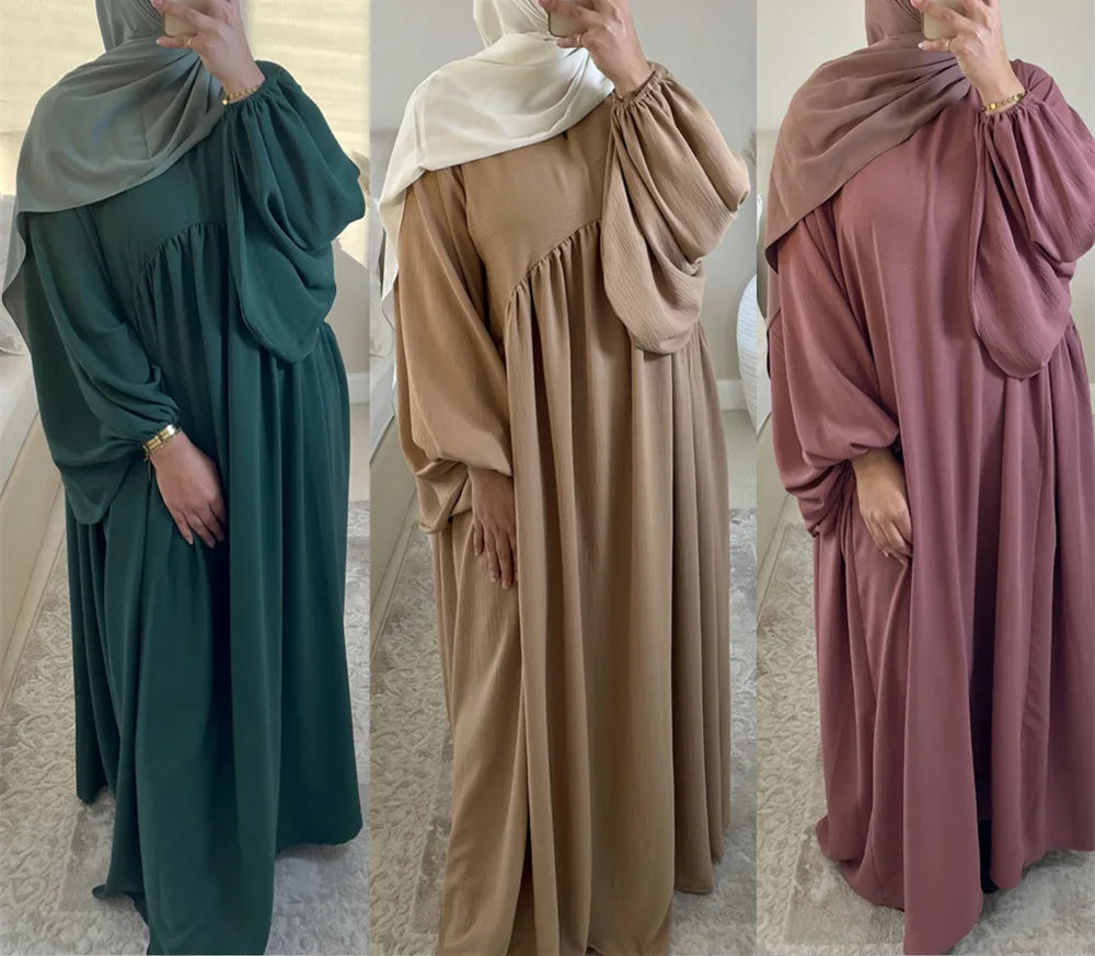2023 Trendy Islamic Ladies Abayas Long Dress Muslim Islamic Clothing Abaya Dubai Nouveau