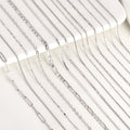 Fine Jewelry Necklaces 2025 Thin Sterling Silver 925 Rope Chain Paperclip Cross Figaro Snake Sterling Silver Chains Necklaces