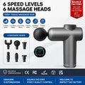 2025 Mini Rechargeable ABS Material Muscle Massage Gun Deep Tissue Percussion Fascial Percussion Massager for Body & Head