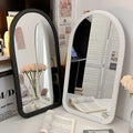 58*31cm Creative Modeling Design Modern Scallop Shaped Bathroom Wall Mirrors Novel Decorative Wall Mirror for Living Room