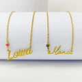OEM 14K PVD Personalized Name Necklace Gold Plated Dainty Necklace for Women