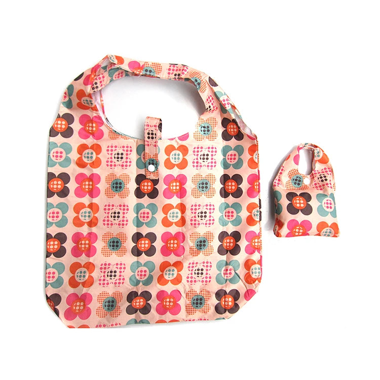 New New Design Cute Cartoon Pattern Foldable Shopping Bag Portable Folding Shopping Tote Bag
