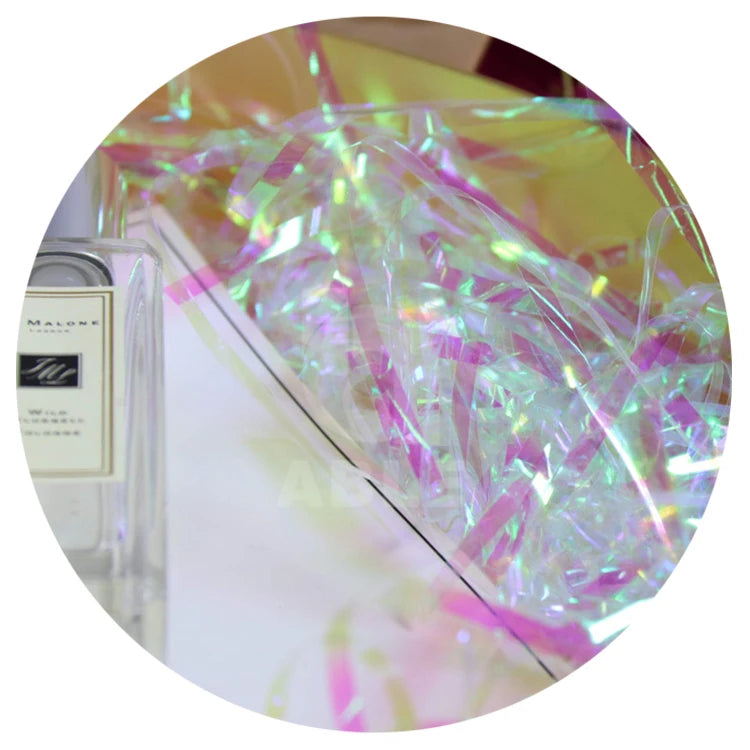 rainbow Colorful pink Shredded Paper Confetti Shred Packaging Shredded Paper Filler Material for Gift Box Filling