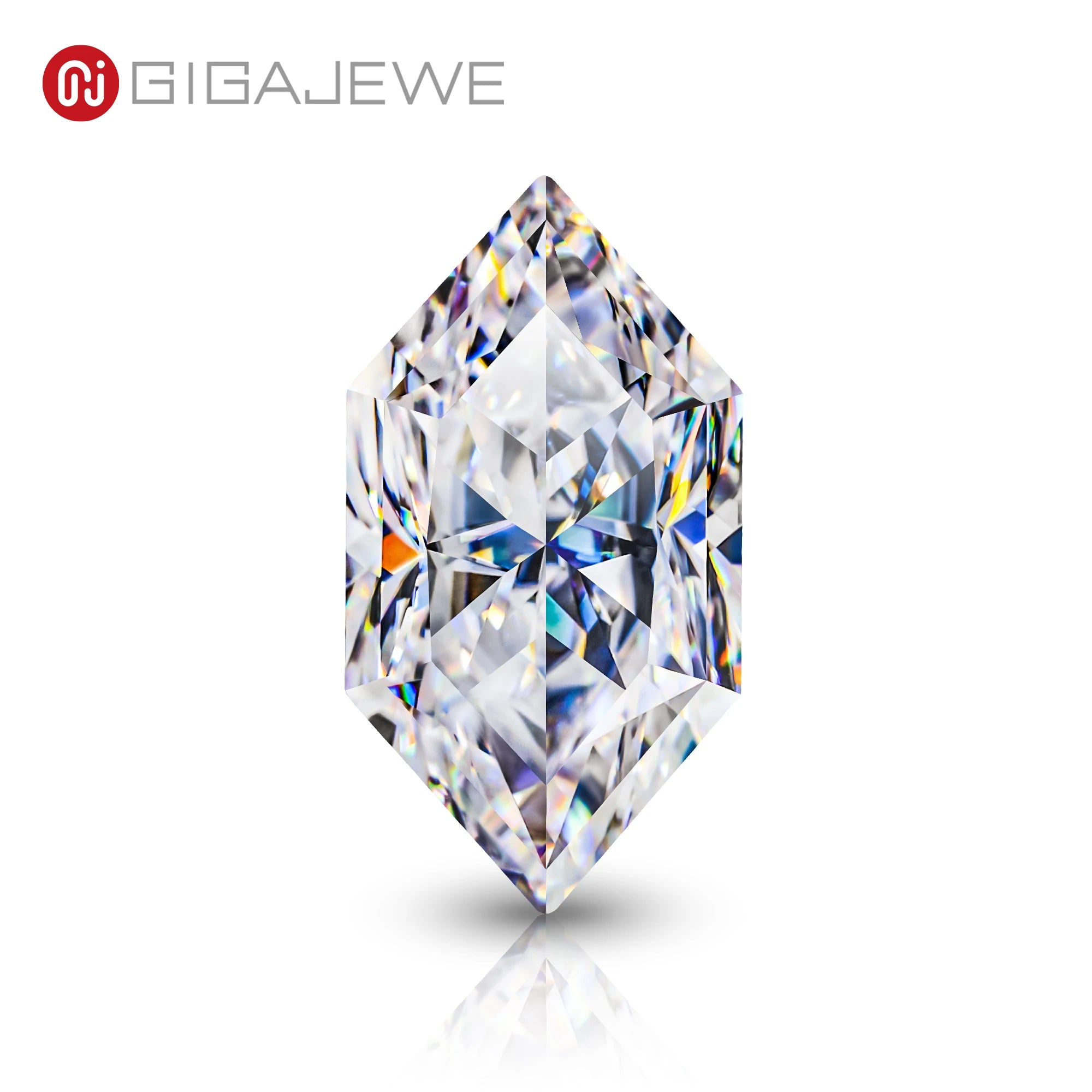 GIGAJEWE White D Color Moissanite Manual Cut Dutch Marquise Cut Gemstone Brilliant Stone  Excellent Cut for Jewelry Making