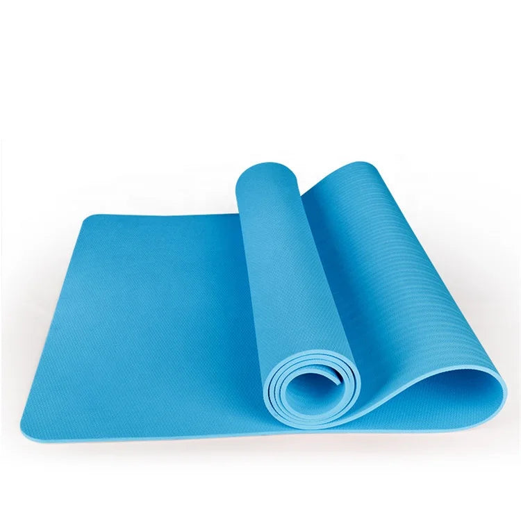 SANFAN Wholesale Custom Printing Pilates Tpe Yoga Mat Eco-Friendly High Foaming Cheap Sports Yoga Mat Yogamat Manufacturer