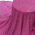 S584  Rhinestone Beaded Fabric for Lady Dress Crystal Rhinestone Fabric for Costume Clothing