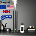 Smart Control 24-hour Home Bedroom Aroma Scent Diffuser Waterless Battery Plug-In Portable Metal Essential Oil Diffuser Machine