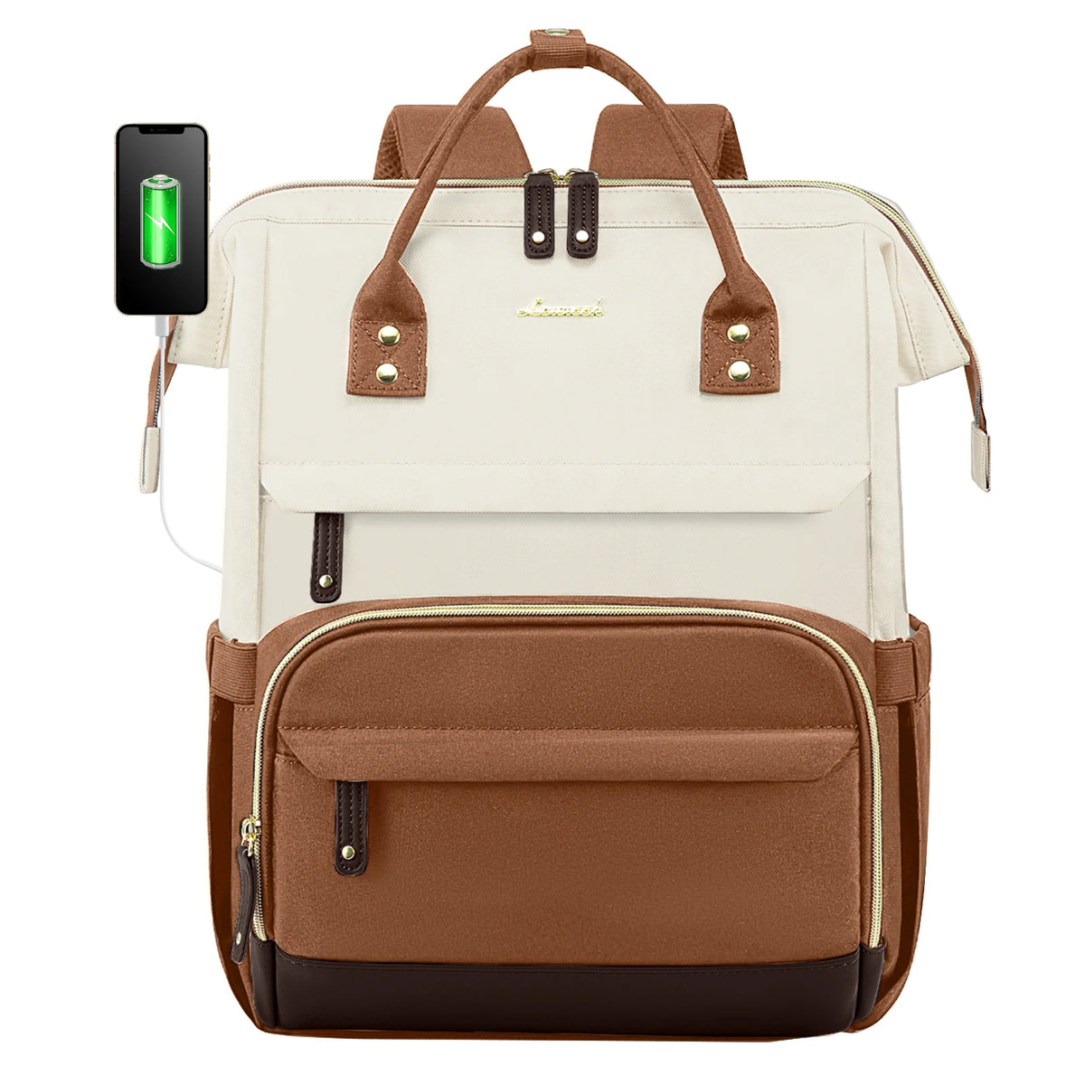 LOVEVOOK Wholesale Fashion Carry on Business USB Backpack College School Nylon Bag Waterproof Travel Laptop Backpack for Women MegaBDM