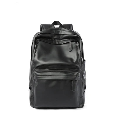 Laege Capacity Designer Business PU Leather Backpack for Men