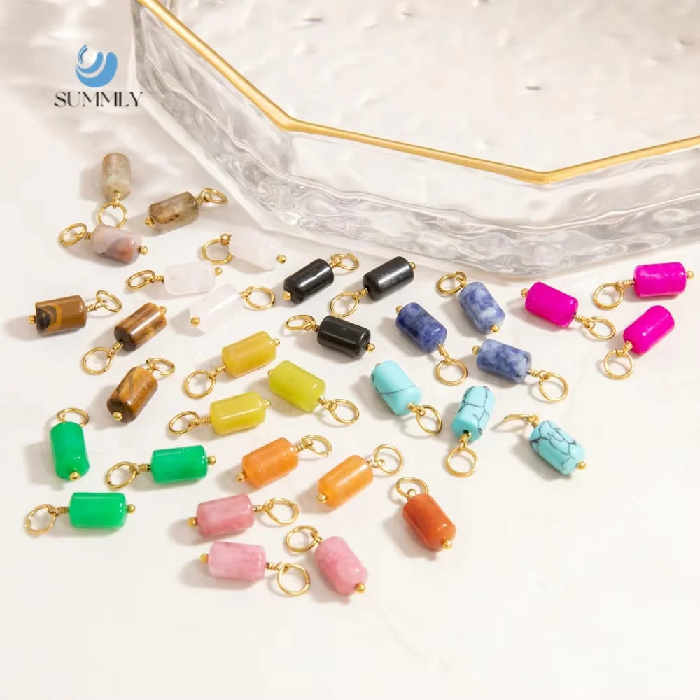 SUMMLY Trend Wholesale Handmade DIY Bikini Clasp Pendant 18K Gold Plated Stainless Steel Charms Fashion Jewelry