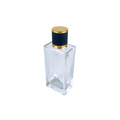Glass Perfume Bottle Free Sample Custom Logo Glass Clear Empty 30ml 50ml 100ml Cosmetic Packaging Screen Printing Rubber Stopper