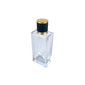 Glass Perfume Bottle Free Sample Custom Logo Glass Clear Empty 30ml 50ml 100ml Cosmetic Packaging Screen Printing Rubber Stopper