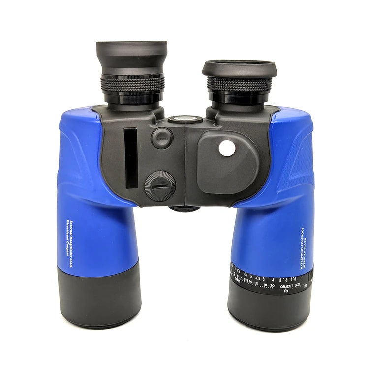 7x50 High-powered Porro Bak4 Waterproof Marine Binoculars Internal Rangefinder Compass Fully Multi-coated Lenses for Navigation