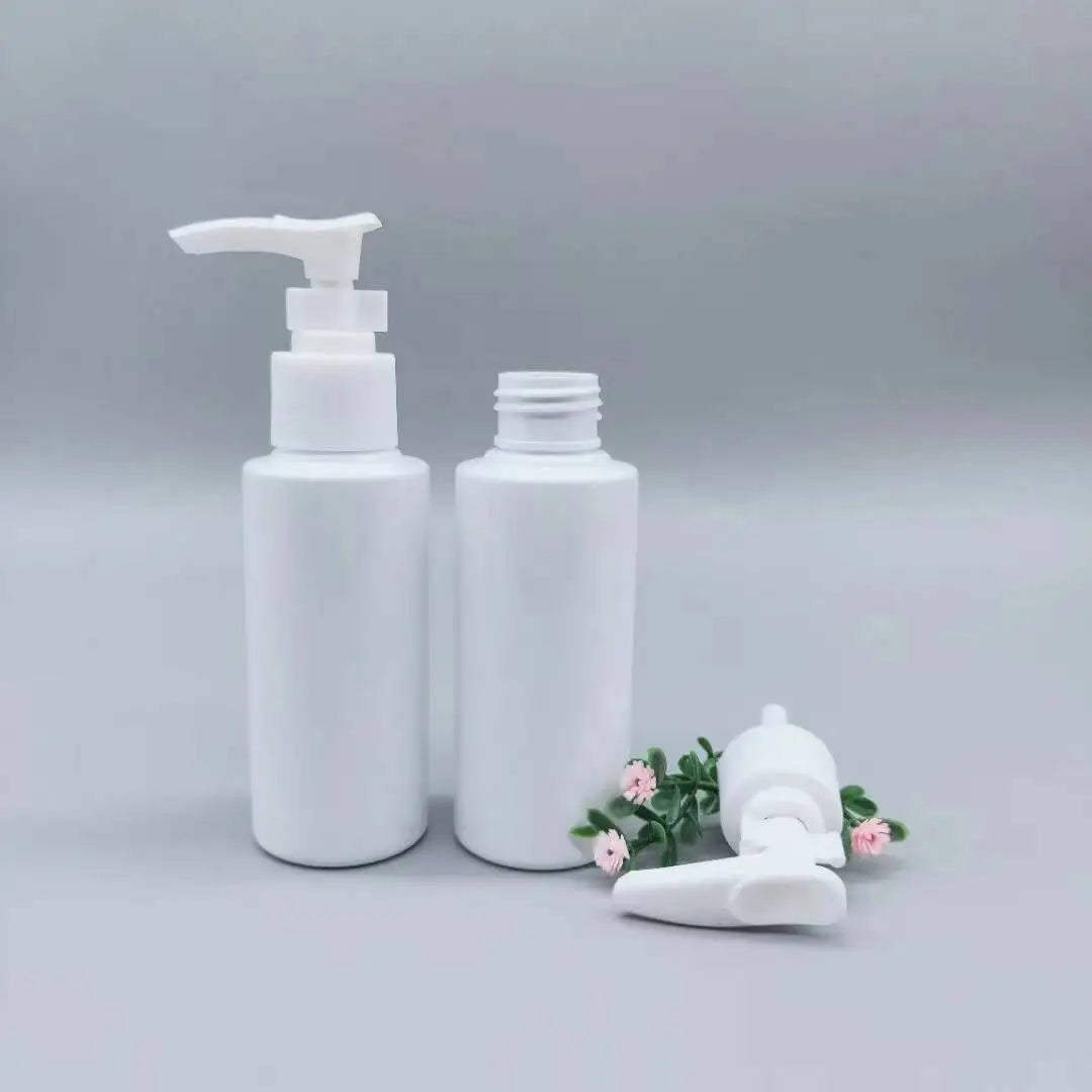 100ml Transparent Opaque Plastic Bottles Pump Sprayer for Hand Soap Body Lotion Shampoo Face Remover Liquid-Screen Printed