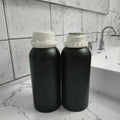 Wholesale 33oz 1L Matte Black Essential Oil Aluminum Bottles 1000ml with Screw Cap Polished Surface Handling