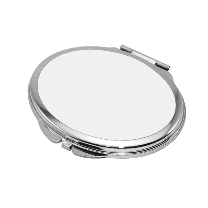 Single Side Mini Makeup Mirror Small Portable Sublimation Pocket Mirror