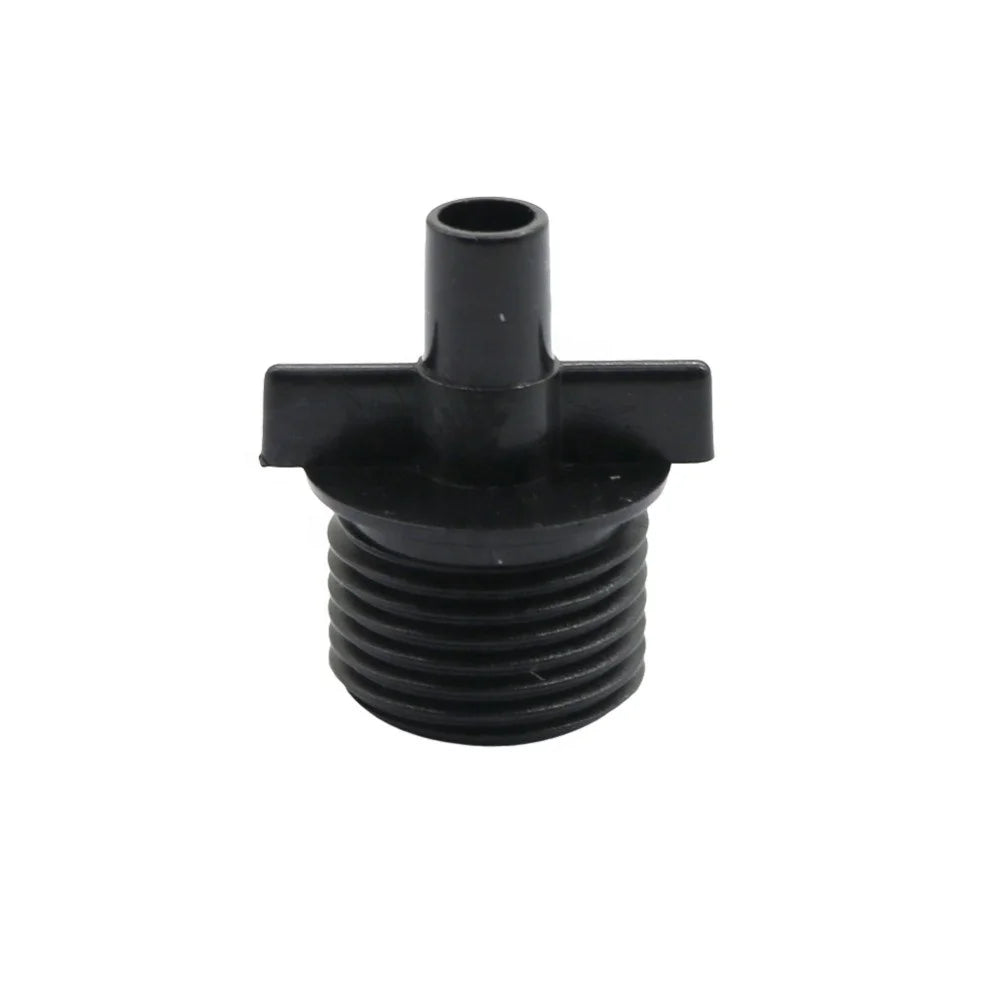 1/2 Inch Male Thread to 6mm Garden Watering Drip Irrigation Pipe Fittings Barbed Connectors