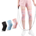 SHIWEI-2184#Gym Sports Basketball Running Compression Knee Support Sleeve Protector Elastic Knee Brace