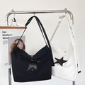 Hot Sale New Style Canvas Tote Bag Women Man Canvas Crossbody Bag Star Print Large Capacity Fashion Canvas Tote Bag