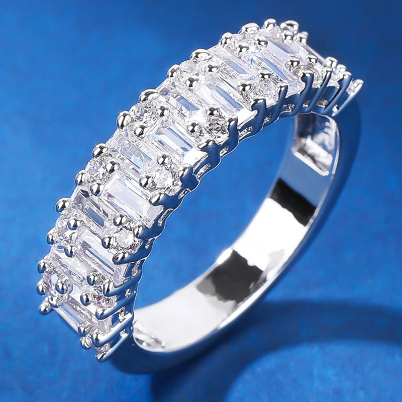 New Style 2023 Hot -Selling 3A/5A CZ High -Level Pure Silver Sterling Silver 925 Brass Fashion Jewelry Ring for Women