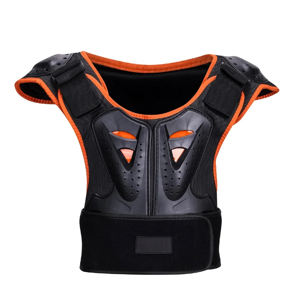 Youth Motorcycle Armor Suit Dirt Bike Chest Spine Protector Back Shoulder Arm Elbow Knee Protector Kids Motocross Racing Skiing