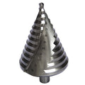 HSS 6-60mm Large Size Hole Opener High Speed Steel Spiral groove Step Drilling Spiral Groove Triangular Handle Step Drill Bits