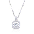 Abiding Wholesale Jewelry Moissanite Twinkle Stone Pendant Necklace Special Style Fashion Wedding Necklace