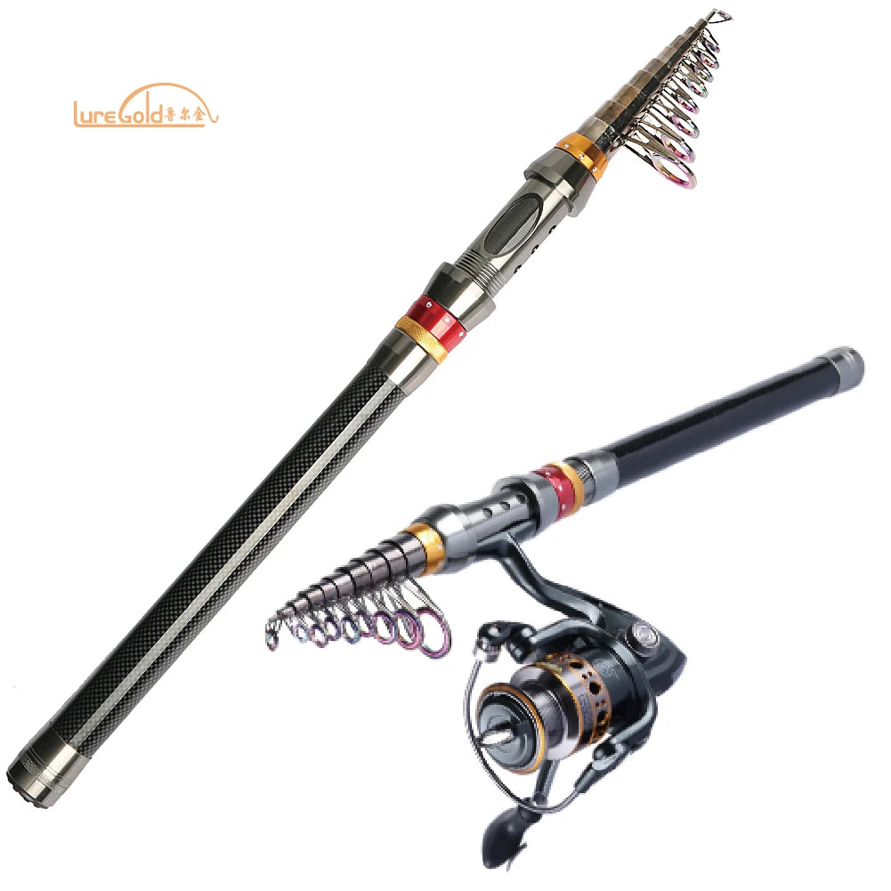 Factory Wholesale Telescopic Rods Low Price Fishing Carbon Fiber Fishing Rod Telescopic Genuine Sea Rod