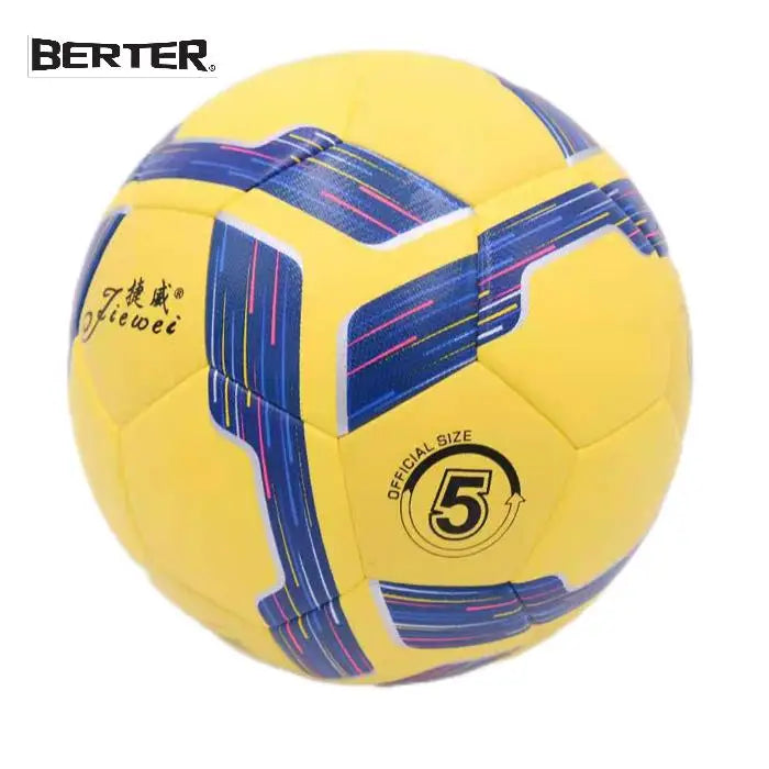 Wholesale Soccer Ball Size 5 PU Leather Ball for Professional Matches Thickened / Wear-Resistant High Elasticity Rubber Football