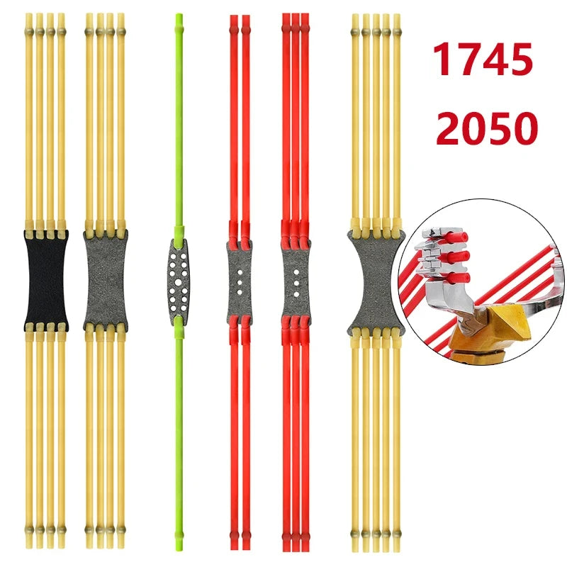 SYQT High Elasticity Durable Flat Rubber Band Outdoor Sports Shooting Accessories Slingshot Sling