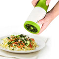 Portable Kitchen Gadget Steel ABS Vegetable Herb Spice Grinder Stainless Steel Blade Parsley Shredder Chopper Fruit Vegetage