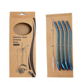 Stainless Steel Metal Straw Spoon Reusable Drinking Straws Yerba Mate Bombilla Filtered Straw Teaspoon