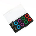 Anodized 608 RS Chrome Steel Bearings for Pro Quality Skateboard Roller Skate Scooter Longboard Color Bearing