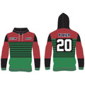 Customized Terry Sport Hoodie for Team Athletic All Print Sublimation Rugby League Hoodies with Hooded Collar