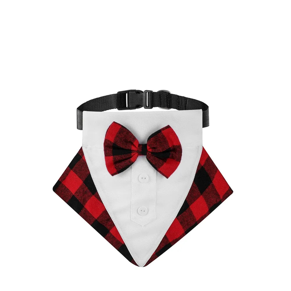 Wholesale British Style Dog Caliva Tissue Cat Collar Bib