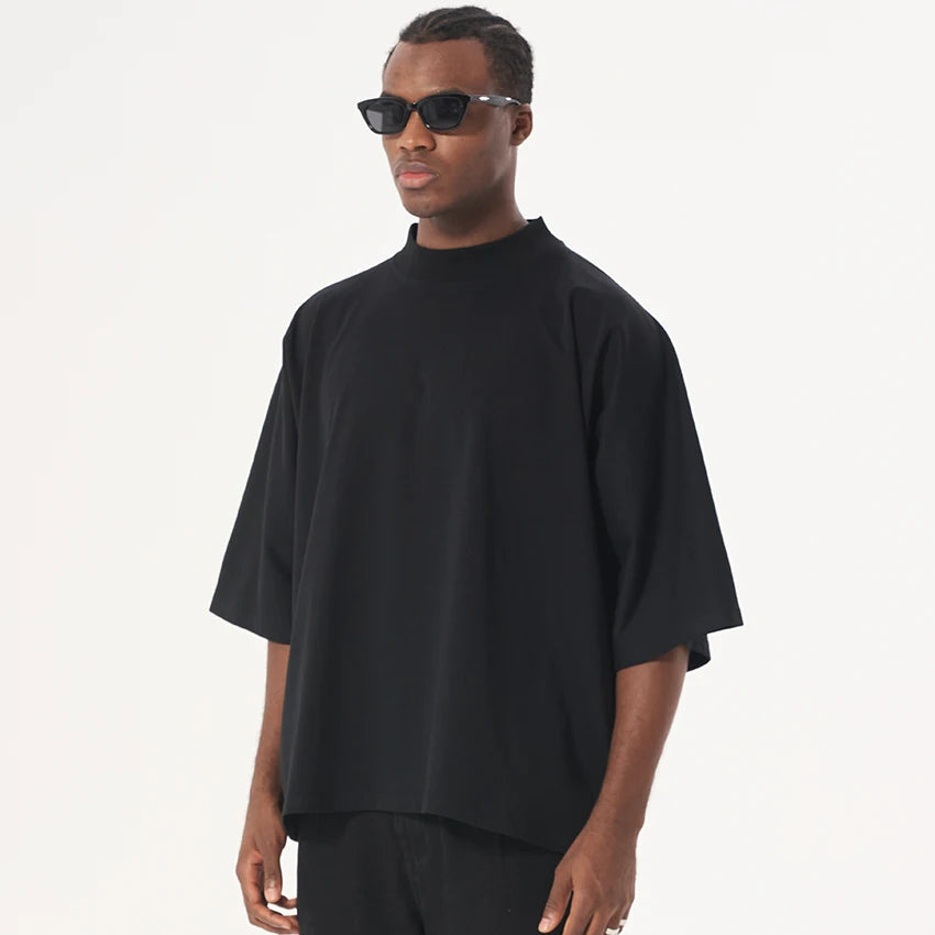 New Fashion Loose 100% Cotton Boxy Fit t Shirt Hight Quality Custom Brand logo Box Fit t Shirt